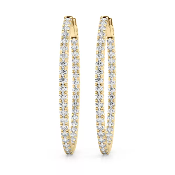 Classic Eternal Diamond Hoop Earrings (5 1/2 ct. tw.)
